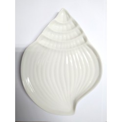 Plato de Ceramica - Concha - 21x15cm