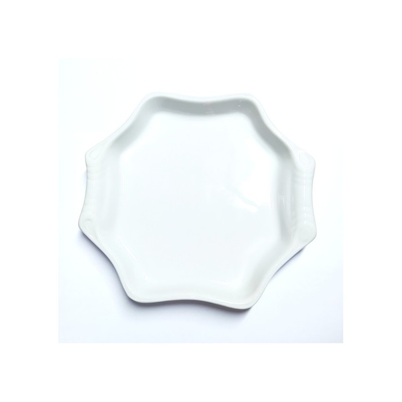 Plato de Ceramica - Octagono - 19x19cm