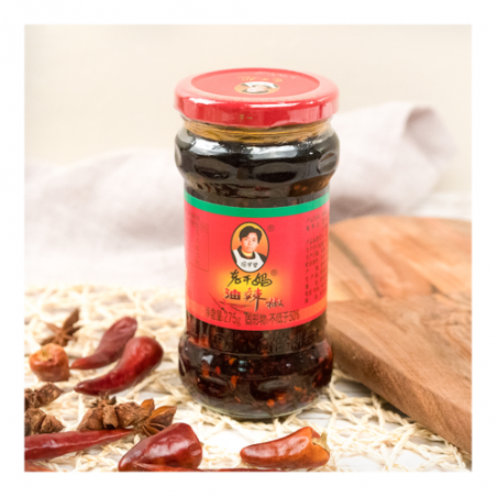 SALSA DE AJI CON MANI 275G LAOGANMA